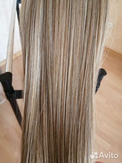 Хвост на резинке, хвост из волос,волосы на резинке