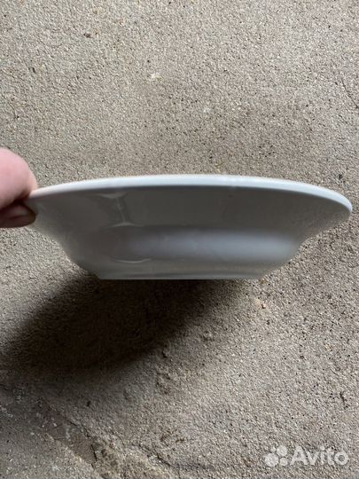 Тарелка глубокая суповая Фаянс как СССР