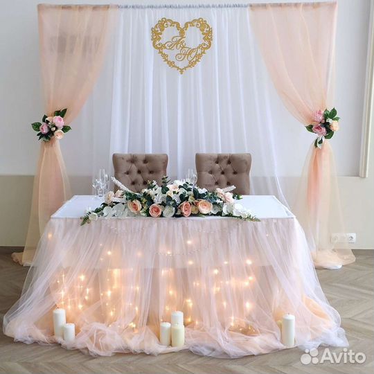 Свадебное оформление президиума