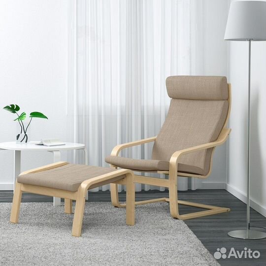 Подушка-сиденье поэнг икеа