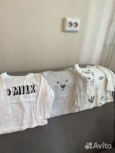 Вещи детские пакетом до года