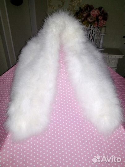 Накидка свадебная лебяжий пух