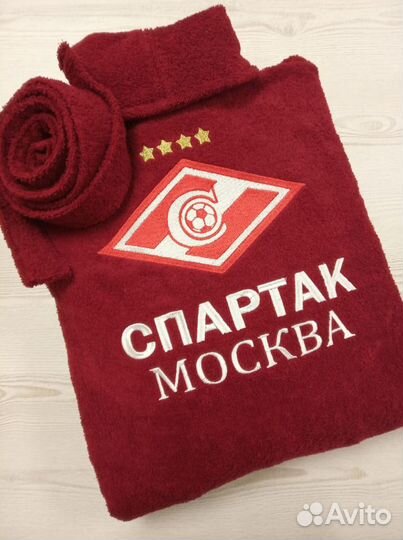 Махровый халат фк спартак