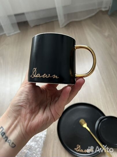 Фарфоровая чайная пара/ подарочный набор