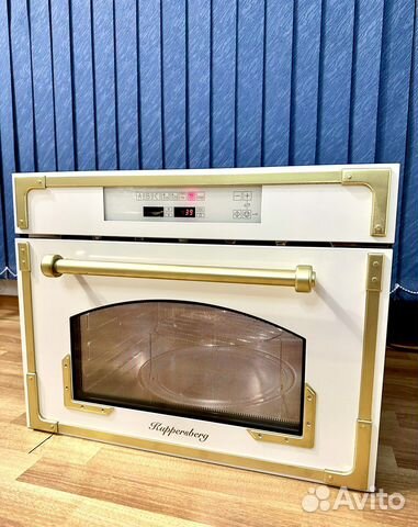 Встраиваемая свч печь Kuppersberg,беж/бронз