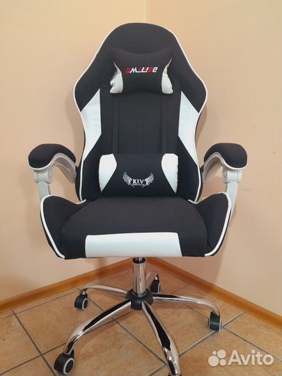 Кресло игровое текстиль новое