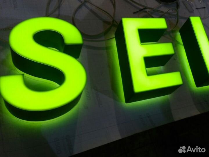 Рекламная вывеска / Объемные буквы