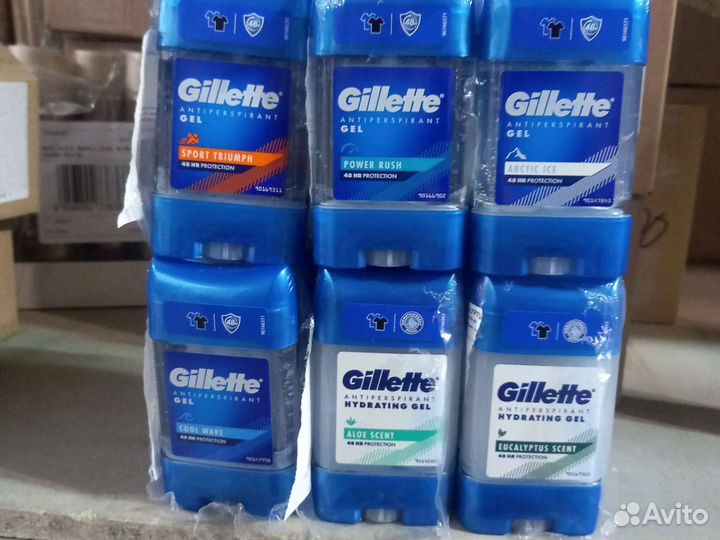 Гель антиперспирант gillette