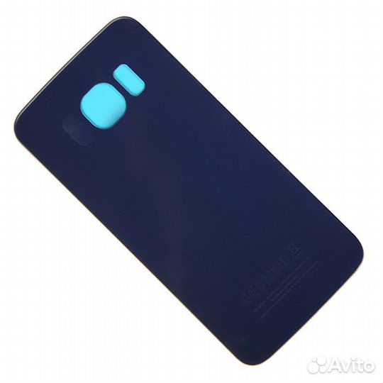 Задняя крышка для Samsung G925 Galaxy S6 Edge (син