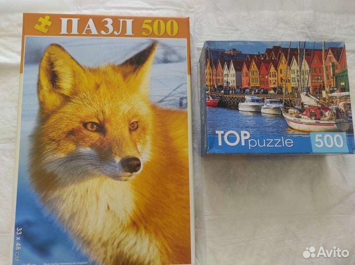 Пазлы castorland 1500, 1000, 500 деталей много