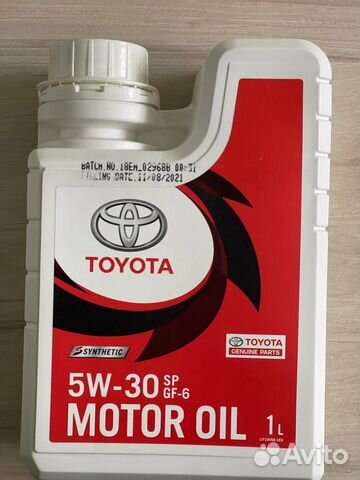 Масло Toyota OIL 5w-30 SP GF-6A