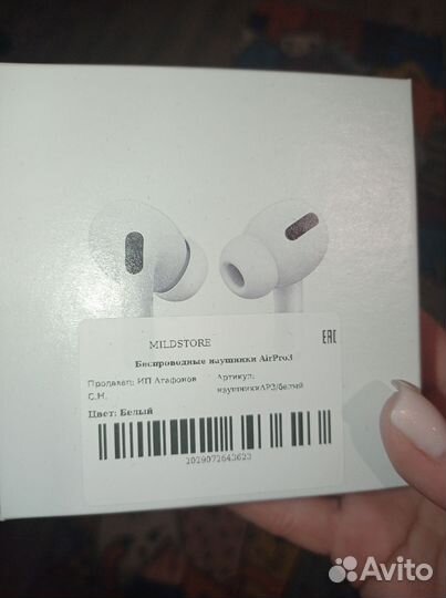Беспроводные наушники airpods pro 3 новые