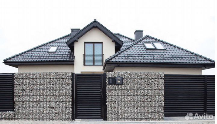 Забор жалюзи штакет +монтаж