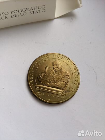 Монета Ватикан Иоанн Павел II