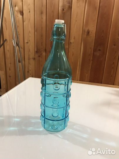 Бутылка декоративная с бугельной пробкой