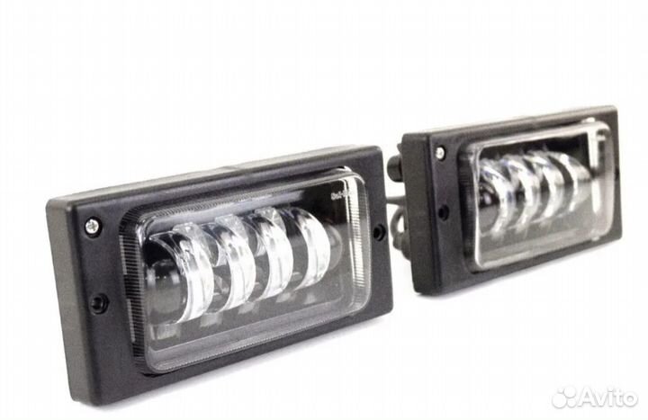 Диодные птф SAL-MAN для ваз 2110-2115 2 режима(бли