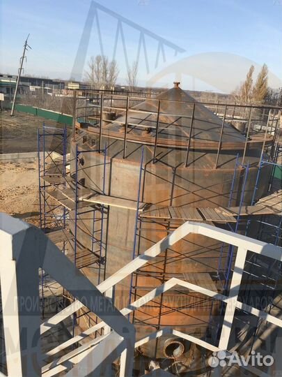 Резервуары вертикальные рвс 300/500/700/1000м3 под