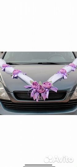 Украшения на свадебные авто