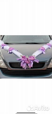 Украшения на свадебные авто