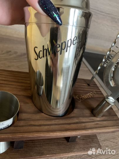 Новый набор для коктейлей Schweppes фирменный