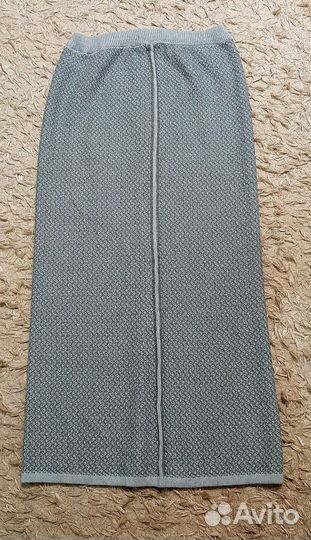 Юбка макси трикотажная 46р