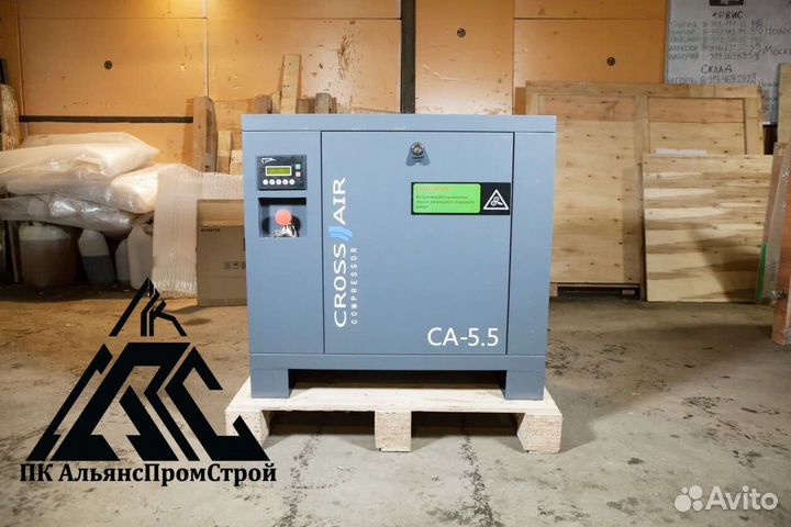 Стационарный винтовой компрессор CA5.5-8RA (IP54)