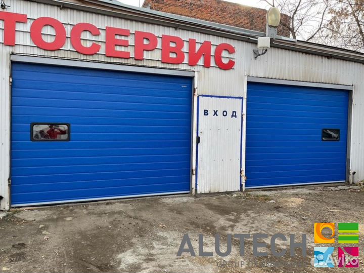 Секционные ворота alutech