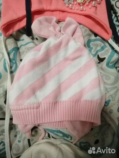 Шапки для девочки размер 44-46