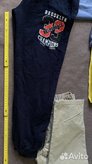 Одним пакетом вещи на мальчика на рост 140 см