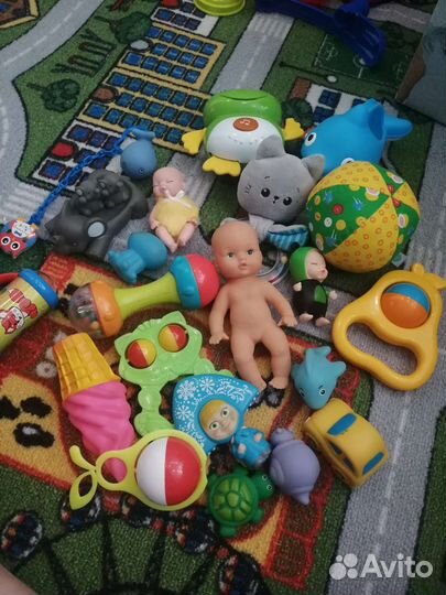 Игрушки погремушки пакетом