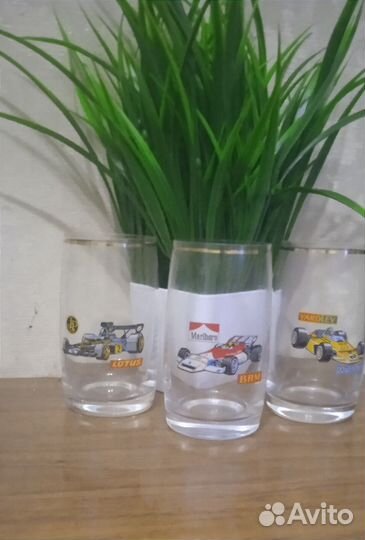 Фужеры Формула-1. (Чехословакия.) 80х винтаж