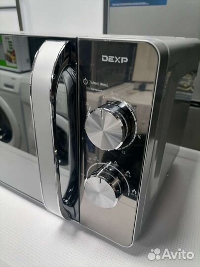 Микроволновка новая зеркальная серая супер модель