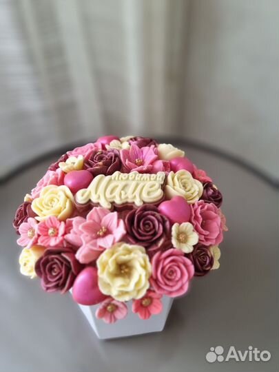 Букет цветов из шоколада