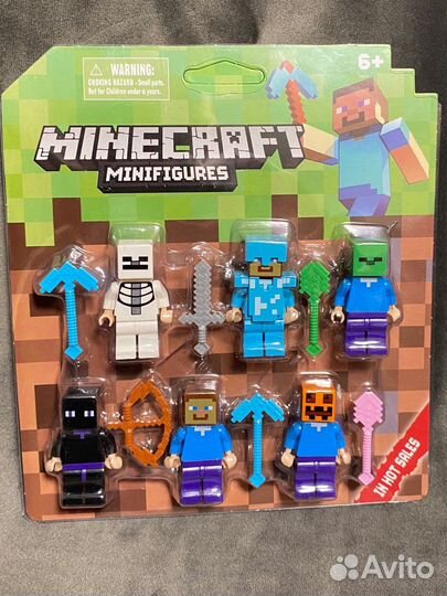 Конструктор lego майнкрафт сетящийся