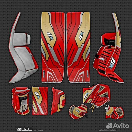 Щитки вратарские, блин и ловушка, нагрудники новые