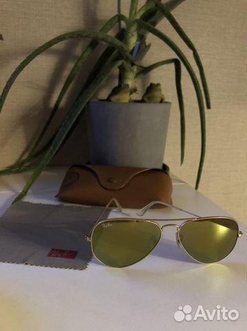 Очки ray ban aviator зеркальные оригинал