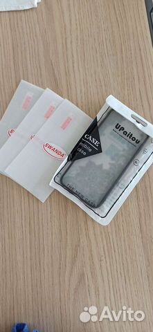 Защитное стекло iPhone 5 и чехол