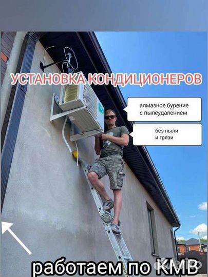 Установка сплит системы быстро