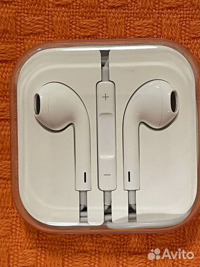 Наушники Apple EarPods (3.5 mm) оригинал проводные