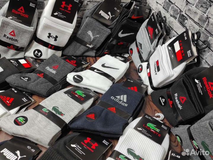 Носки Nike Adidas Tommy Reebok Puma