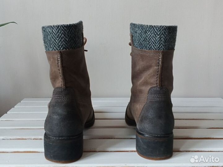 Ботинки кожаные Timberland Harris Tweed 38,5