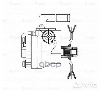 Насос гидроусилителя Hyundai Accent (99) 1.3i