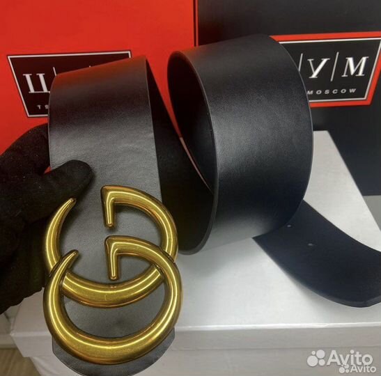 Широкий ремень Gucci