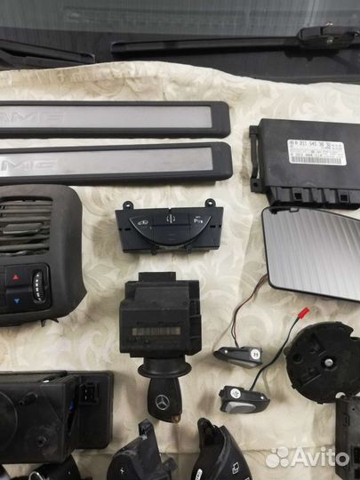 Mercedes w 211 салонная электроника, кнопки блоки