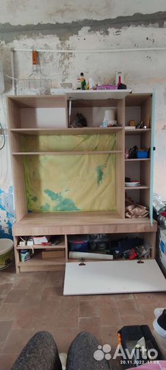 Тумба под тв со шкафом