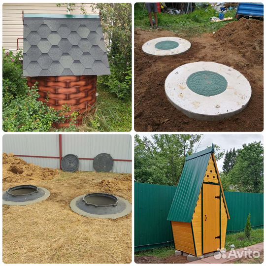Септик под ключ из жби колец. Колодец
