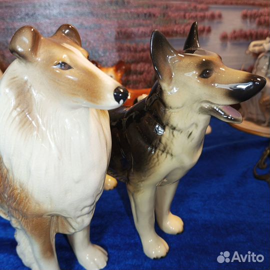 Колли.Овчарка.Статуэтка.Англия.Coppercraft.Собака