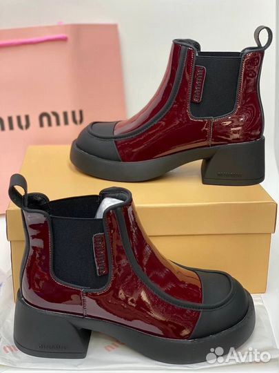 Ботинки miu miu