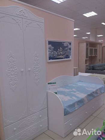 Детский гарнитур для девочки белый