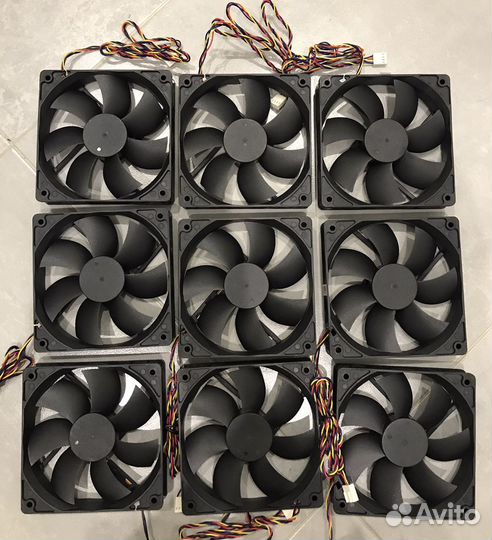 Вентилятор AVC 120 мм PWM 4 pin